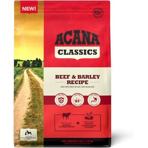 ACANA™ Classics Dog Food Beef & Barley Recipe Dry Dog Food, 22.5lb