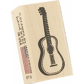 Stamps by Impression Guitar Rubber Stamp