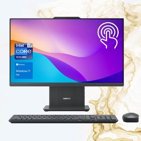 Lenovo IdeaCentre I Gen 9 Business All-in-One, 27" FHD 100Hz Touchscreen, Intel Core i7-13620H, 32GB DDR5 RAM, 1TB PCIe SSD, Wireless KB & Mouse, HDMI, RJ-45, Wi-Fi 6, Webcam, Win 11 Pro, Grey