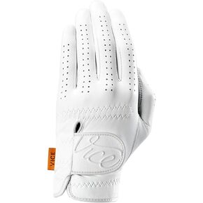 Vice Golf Men's Pure Golf Glove, Worn on Left Hand, Medium, White
