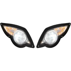 Orle Oko LED Head Light Kit For YAMAHA Drive G29 2007-2016 Gas or Electric Golf Cart Models Passenger Driver Side Replace 12V