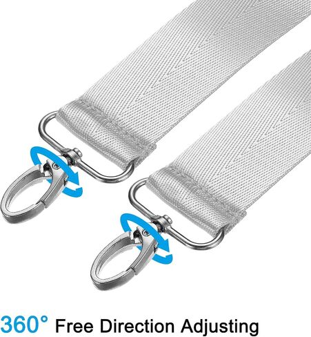 PATIKIL Shoulder Strap, Nylon Adjustable Replacement Strap with Metal Swivel Hooks for Camera Laptop Case in Saudi Arabia