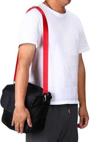 PATIKIL Shoulder Strap, Nylon Adjustable Replacement Strap with Metal Swivel Hooks for Camera Laptop Case in Saudi Arabia