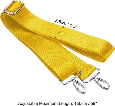 PATIKIL Shoulder Strap, Nylon Adjustable Replacement Strap with Metal Swivel Hooks for Camera Laptop Case in Saudi Arabia