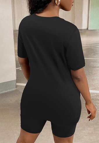 FANDEE Two Piece Outfits for Women Summer Beach Short Sets Active Tracksuits in Saudi Arabia