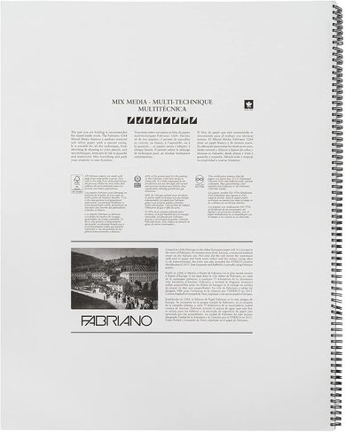 وسادة وسائط متعددة من فابريانو 1264، 9 × 12، أبيض in Kuwait