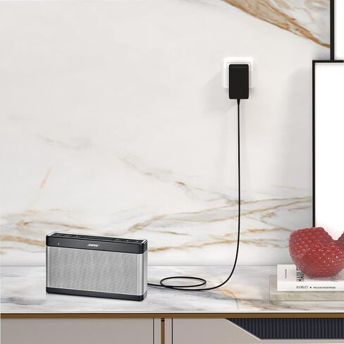 شاحن طاقة TPLTECH 17 فولت تيار متردد/تيار مستمر لمكبر الصوت Bose Soundlink 3 2 1 اللاسلكي III/II/I، 369946-1300/357551-1300/330001/357550 Bose Soundlink مع كابل شحن بطول 6.6 قدم in Kuwait