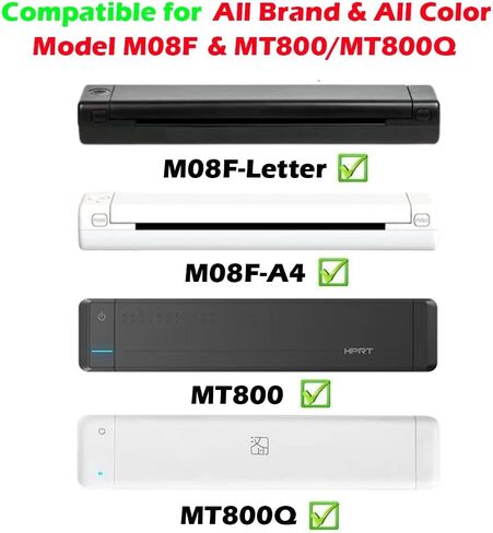 حافظة QRIEQYN للطابعة المحمولة M08F & MT800/MT800Q، حقيبة تخزين محمولة مقاومة للصدمات للطابعة الحرارية المحمولة اللاسلكية والملحقات in Saudi Arabia