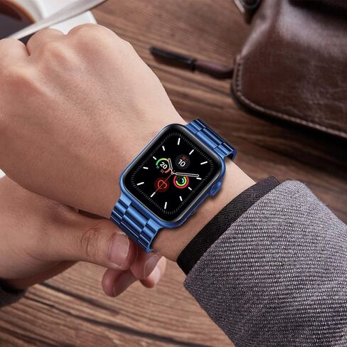سوار ساعة Fitlink من الفولاذ المقاوم للصدأ لساعة Apple 49 مم 45 مم 44 مم 42 مم 41 مم 40 مم 38 مم، سوار iWatch مقاوم للماء لسلسلة iWatch 9 8 7 6 5 4 3 2 1 SE Ultra للنساء والرجال in Kuwait