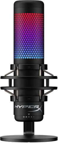 HyperX QuadCast S RGB USB Condenser Gaming Microphone for PC PS4 & Mac (Renewed) in Saudi Arabia