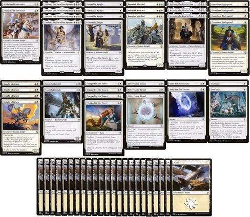 White Creature Deck - Knight - Powerful - Modern Legal - Custom Built - Magic The Gathering - MTG - 60 Card! in Saudi Arabia