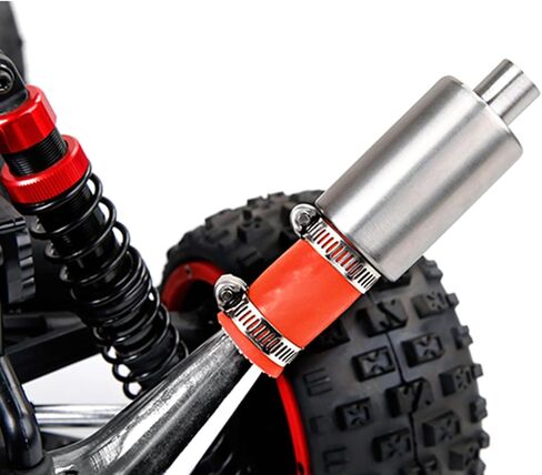 Rc Car Silencer Muffler Pipe Kit for 1/5 HPI ROFUN ROVAN KM Baja 5B 5T 5SC Losi 5ive-t T MCD DBXL FS Buggy Rc Boat Parts (Red) in Kuwait