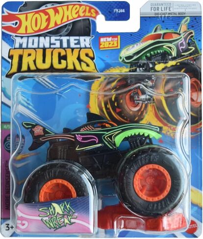 Hot Wheels Monster Trucks Shark Wreak, More Neonsense 4/5 Connect and Crash in Saudi Arabia