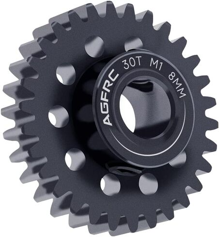 AGFRC Hardened Steel 8MM MOD1 30T RC Pinion Motor Gear for High Speed Runs and Drag Racing Application RC Upgrade Part (PG30T8 V2) in Kuwait