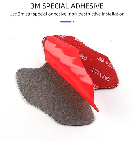for BMW Car Door Handle Protector, Car Door Handle Sticker for BMW Accessories, 8 Pcs Carbon Fiber Car Door Handle Cup Protector for BMW X3 X5 X 3 5 6 7 G20 G30 F10 F20 F30 E90 E91 (8Pcs) in Saudi Arabia