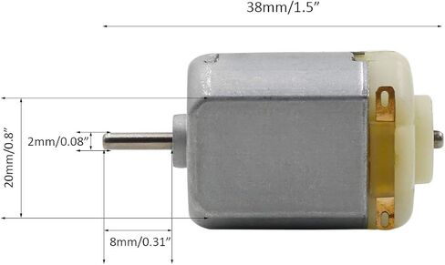 5 قطعة تيار مستمر 1.5-3 فولت 10000 دورة في الدقيقة محرك كهربائي صغير لتقوم بها بنفسك ، التجارب العلمية in Kuwait