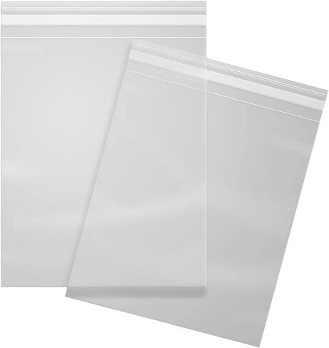 MIASHIP Clear Cellophane Bags 9x12 Inch Resealable Cello Plastic Bags for Gift Wrapping, Sweet Bags, Cookie Bags, Clear Cello Bags and Jewelry Bags | Perfect for Small Businesses | Pack of 100 in Saudi Arabia