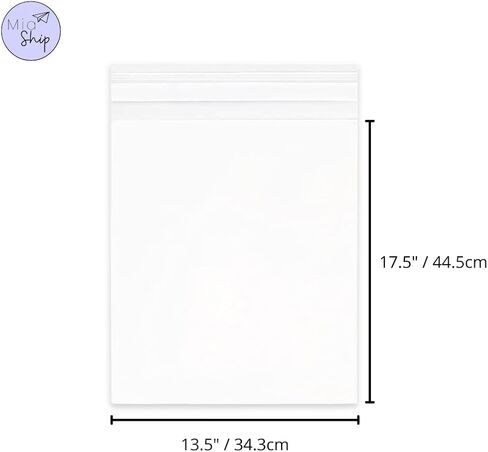 MIASHIP Clear Cellophane Bags 9x12 Inch Resealable Cello Plastic Bags for Gift Wrapping, Sweet Bags, Cookie Bags, Clear Cello Bags and Jewelry Bags | Perfect for Small Businesses | Pack of 100 in Saudi Arabia