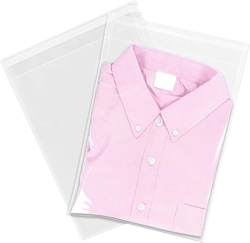 MIASHIP Clear Cellophane Bags 9x12 Inch Resealable Cello Plastic Bags for Gift Wrapping, Sweet Bags, Cookie Bags, Clear Cello Bags and Jewelry Bags | Perfect for Small Businesses | Pack of 100 in Saudi Arabia