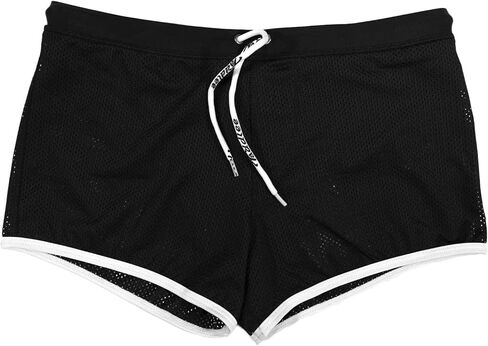 Taddlee Swimwear Men Swimsuits Swim Boxer Shorts Trunks Solid Black Mesh Bikini in Saudi Arabia