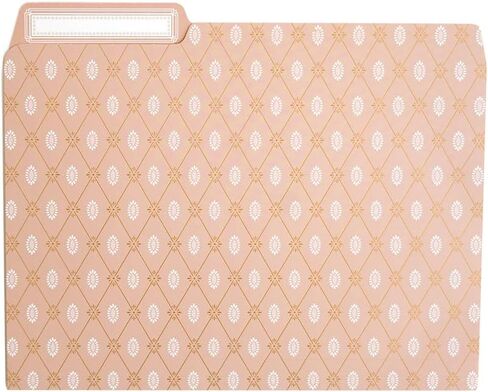 Anna Griffin Lillian Floral File Folders - 12 Elegant Letter Size Folders with 3 Tab Dividers, Perfect for Organizing Documents in Style at Home or Office in Saudi Arabia