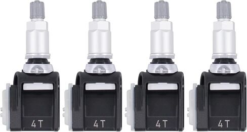 XtremeAmazing 4 قطعة TPMS نظام مراقبة ضغط الإطارات الاستشعار 433MHz لسيلفرادو سييرا 1500 2500 3500 يوكون تاهو 2019-2021 in Saudi Arabia