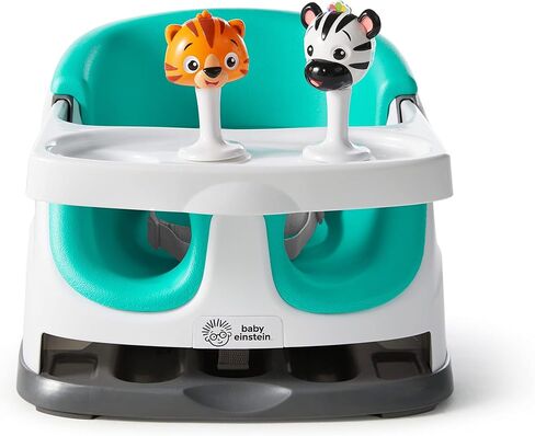Baby Einstein Dine & Discover Multi-Use Booster Feeding & Floor Activity Seat with Self-Storing Tray in Saudi Arabia