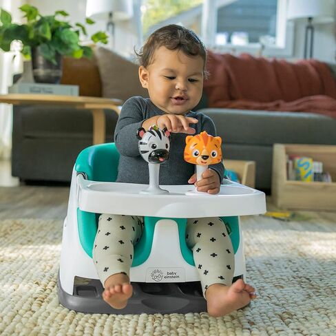 Baby Einstein Dine & Discover Multi-Use Booster Feeding & Floor Activity Seat with Self-Storing Tray in Saudi Arabia