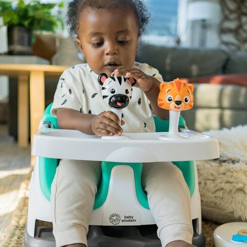 Baby Einstein Dine & Discover Multi-Use Booster Feeding & Floor Activity Seat with Self-Storing Tray in Saudi Arabia
