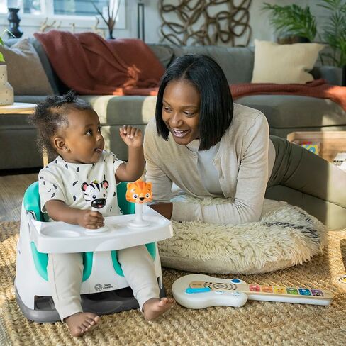 Baby Einstein Dine & Discover Multi-Use Booster Feeding & Floor Activity Seat with Self-Storing Tray in Saudi Arabia