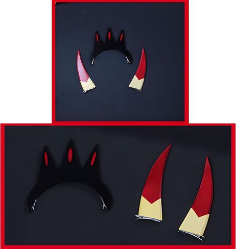 Charlie Morningstar Cosplay Prop Anime Cosplay Horn Costume Teeth Jewelry Accessories in Saudi Arabia