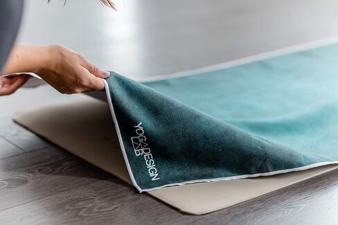Yoga Design LAB | The HOT Yoga Towel | Premium Non Slip Colorful Towel | Designed in Bali | Eco Printed + Quick Dry + Mat Sized | Ideal for Hot Yoga, Bikram, Ashtanga, Sport, Travel! (Breathe,) in Saudi Arabia