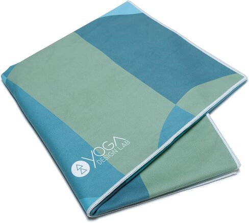 Yoga Design LAB | The HOT Yoga Towel | Premium Non Slip Colorful Towel | Designed in Bali | Eco Printed + Quick Dry + Mat Sized | Ideal for Hot Yoga, Bikram, Ashtanga, Sport, Travel! (Breathe,) in Saudi Arabia