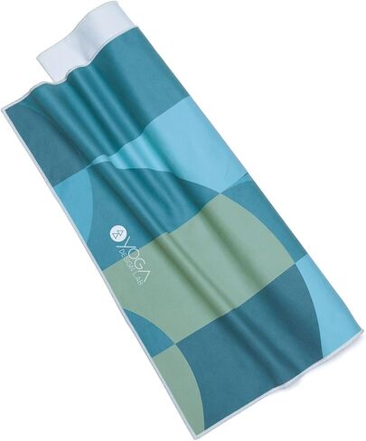 Yoga Design LAB | The HOT Yoga Towel | Premium Non Slip Colorful Towel | Designed in Bali | Eco Printed + Quick Dry + Mat Sized | Ideal for Hot Yoga, Bikram, Ashtanga, Sport, Travel! (Breathe,) in Saudi Arabia