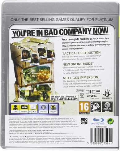 Battlefield: Bad Company (الإصدار الذهبي) (PS3) in Saudi Arabia