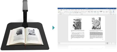 IRIScan Desk 5 Pro: ماسح ضوئي للكمبيوتر المحمول والمستندات I a3 Scanner I Library Scanner I محرر PDF مجاني I ماسح ضوئي محمول I Book Scanner I AI Flattening I المسح التلقائي AI I Finger Hiding I 12MP I Win Mac in Kuwait