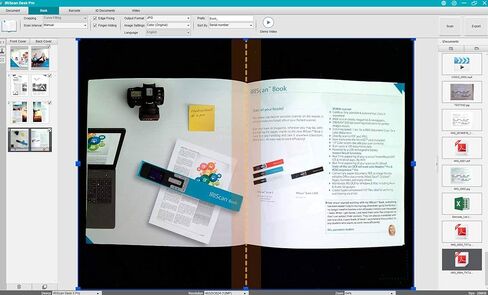IRIScan Desk 5 Pro: ماسح ضوئي للكمبيوتر المحمول والمستندات I a3 Scanner I Library Scanner I محرر PDF مجاني I ماسح ضوئي محمول I Book Scanner I AI Flattening I المسح التلقائي AI I Finger Hiding I 12MP I Win Mac in Kuwait
