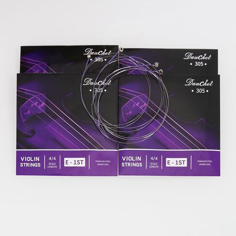 أوتار الكمان دانشيت 4/4 E1. 4 قطع مستوى رفيع، نهاية كروية، ستانلس ستيل 305… in Kuwait
