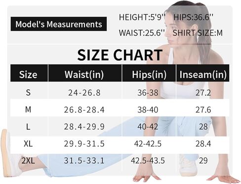 MAISON MISFITS 15 Womens Cool Summer Pants Elastic Waist Sweatpants Joggers with Pockets Lightweight Wide Leg 2024 UPF 50+ in Kuwait