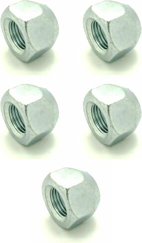 Five (5) 1/2-20 Zinc Plated Open End Acorn Lug Nuts | 3/4" Hex (BCP1025) in Saudi Arabia