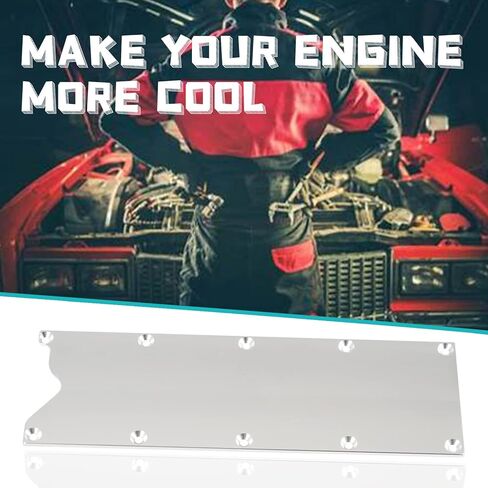 LS Gen 3 Valley Pan طوقا غطاء لوحة الألومنيوم الخام منخفض المستوى متوافق مع LSX LS1 LM7 LR4 LQ4 LS6 L59 LQ9 LM4 L33 in Saudi Arabia