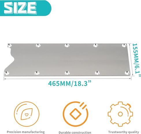 LS Gen 3 Valley Pan طوقا غطاء لوحة الألومنيوم الخام منخفض المستوى متوافق مع LSX LS1 LM7 LR4 LQ4 LS6 L59 LQ9 LM4 L33 in Saudi Arabia
