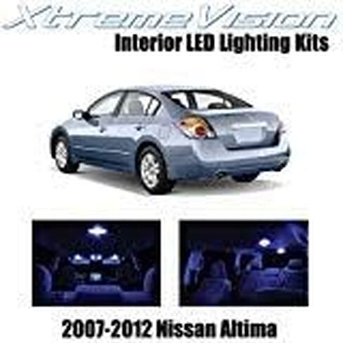 XtremeVision Interior LED for Nissan Altima Sedan 2007-2012 (10 Pieces) Pure White Interior LED Kit + Installation Tool in Saudi Arabia