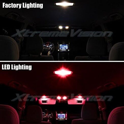 XtremeVision Interior LED for Nissan Altima Sedan 2007-2012 (10 Pieces) Pure White Interior LED Kit + Installation Tool in Saudi Arabia