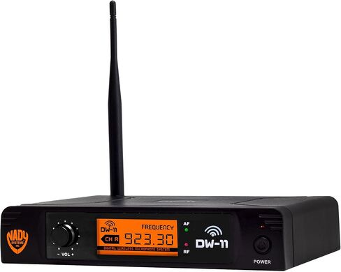نظام الميكروفون اللاسلكي الرقمي Nady DW-11 - زمن وصول منخفض للغاية مع تعديل QPSK - مخرجات XLR و¼ بوصة - نطاق UHF - تردد ثابت in Kuwait