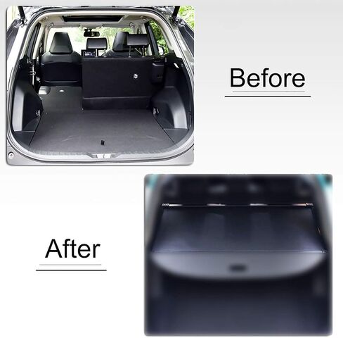 Kaungka Cargo Cover Compatible with 2007-2014 Chevrolet Suburban Cadillac Escalade ESV Retractable Trunk Shielding Shade Black (Only Fit for Power Rear Gate) in Saudi Arabia