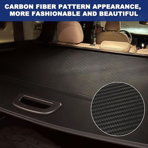 Cargo Cover for Honda CRV 2023 2024 Retractable Cargo Cover Honda CRV Carbon Fiber Texture Cargo Cover Fit for Honda CRV 2023 2024 |Protect Your Cargo| |Protect Privacy| in Kuwait