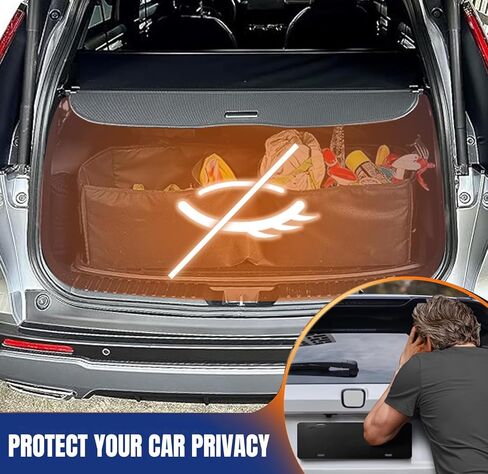 Cargo Cover for Honda CRV 2023 2024 Retractable Cargo Cover Honda CRV Carbon Fiber Texture Cargo Cover Fit for Honda CRV 2023 2024 |Protect Your Cargo| |Protect Privacy| in Kuwait