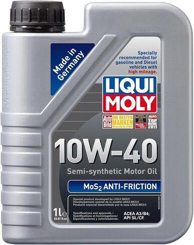 ليكوي مولي MoS2 مضاد للاحتكاك SAE 10W-40 | 5 لتر | زيت محرك اصطناعي جزئي | رمز المنتج: 2043 in Saudi Arabia