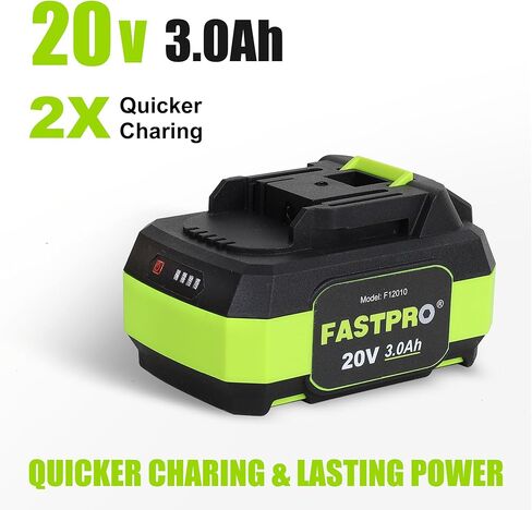 مطحنة زاوية لاسلكية 20 فولت من FASTPRO، أداة قطع 4-1/2 بوصة مع محرك بدون فرش وبطارية 3.0 أمبير، بما في ذلك 10 قطع قرص رفرف و5 قطع عجلات قطع in Kuwait